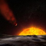 Скачать Астрономы обнаружили раскалённую хвостатую планету
