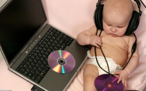 Скачать baby listening music 1440x900